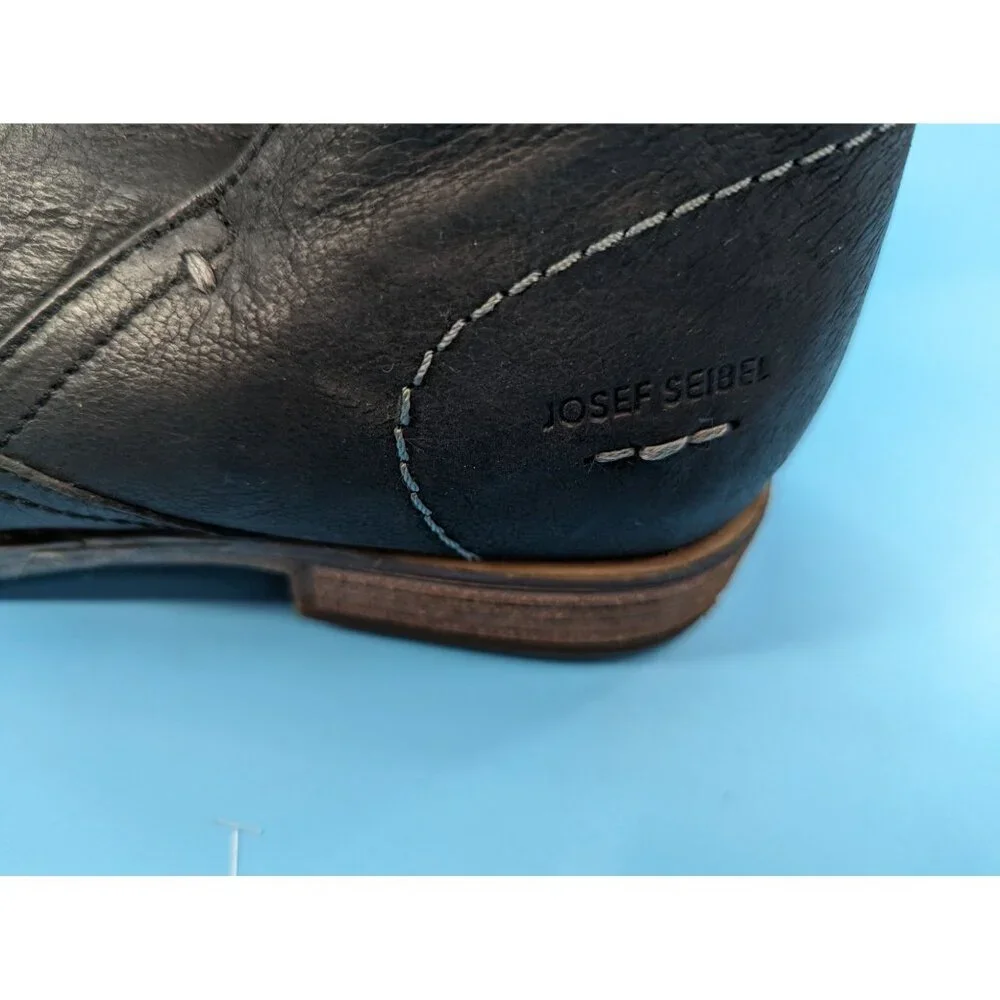 Josef Seibel Sienna 81 Black Washed NWOB Bootie $185‎